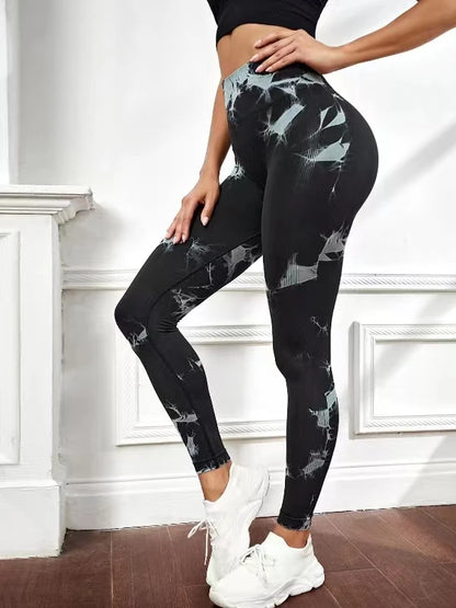 Vibrant Tie Dye Yoga Leggings