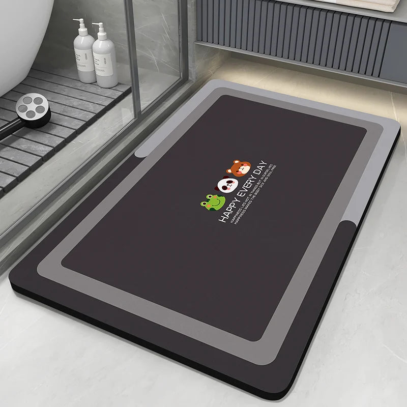 Diatomite Fast-Dry Bathroom Mat