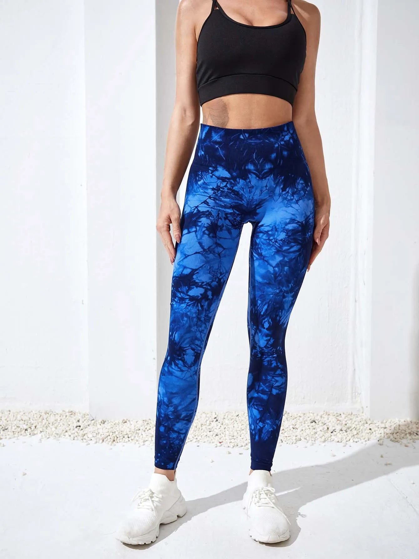 Vibrant Tie Dye Yoga Leggings