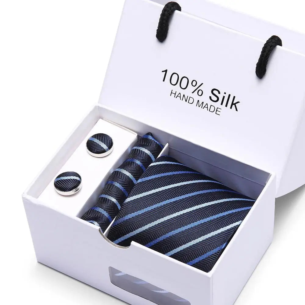 Silk Jacquard Tie Set