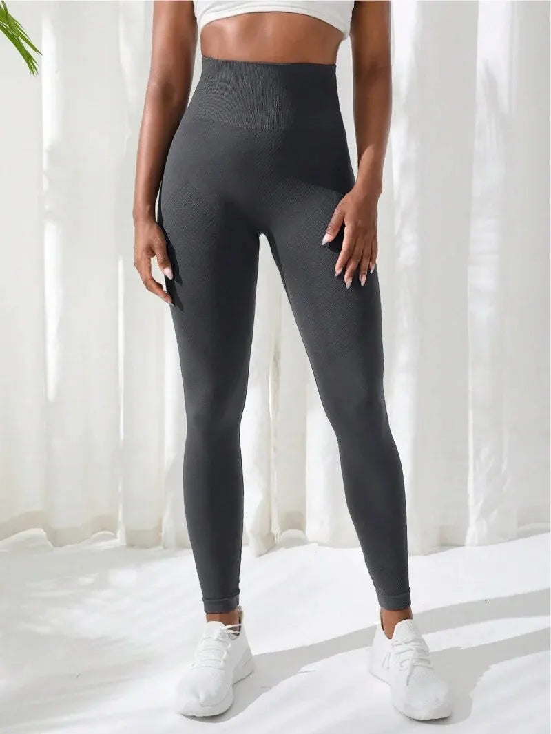 Seamless High-Waist Yoga Leggings