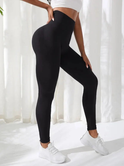 Seamless High-Waist Yoga Leggings