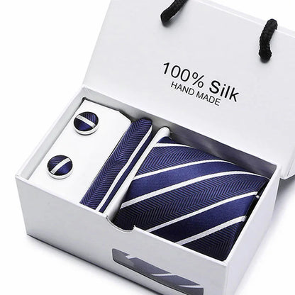 Silk Jacquard Tie Set